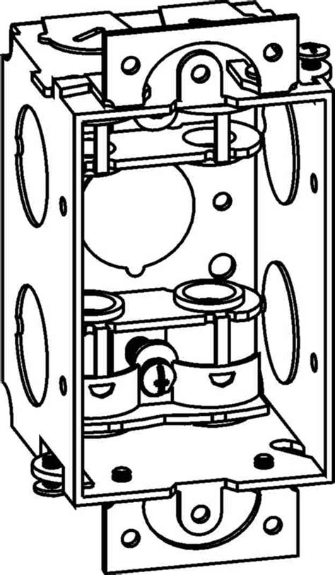 metal gangable box|shallow gangable electrical box.